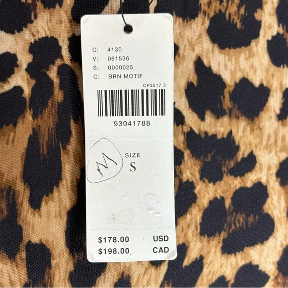 NWT Anthropologie X Dhruv Kapoor Leopard Print Mini Dress Size Medium - Picture 3 of 5